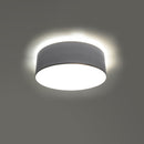 Ceiling light round minimalist gray living room - Arkania model