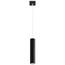 Modern black steel cylinder pendant light – Modèle Neralis