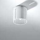 Moderne witte cilindrische plafondlamp – model Asterion