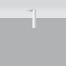 Modern white tube ceiling light for interior – Arkanis