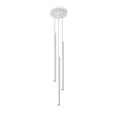 Modern white tubular pendant light – Elkaris