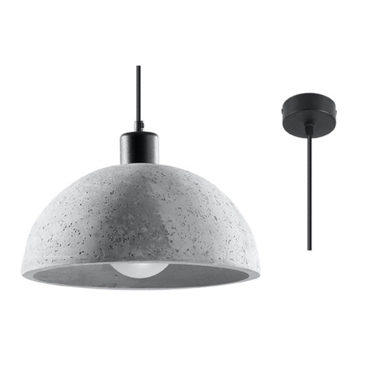 Hanglamp beton grijs industrieel – Modèle Orbetto
