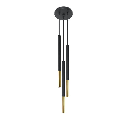 Hanglamp met metalen cilinders – modern design – Narelis