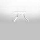 Moderne witte draaibare plafondlamp voor de woonkamer – Model Aerionis