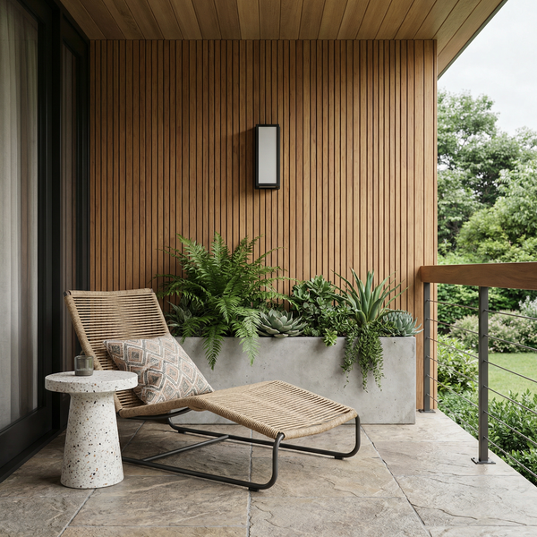 Orelia Outdoor Fixture Ambiance View | Luxarmonie