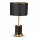 Nachtlampje Fijne Stof Tijdloze Gouden Basis – Yliane