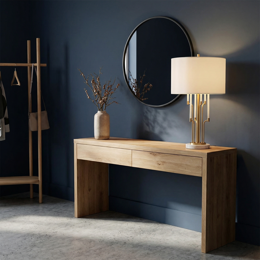 Tischlampe im rauen und modernen Stil für trendige Innenräume – Obsidia