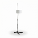 Stehlampe im spanischen Design aus Metall und Stoff – Zelari