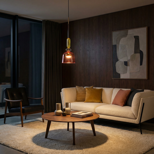 Suspension Géométrique Colorée Style Nordique – Yura