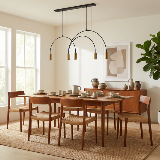 Plafonnier Contemporain Courbes Modernes et Installation Simple – Zeno