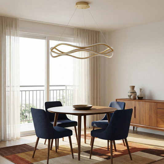 Suspension Aluminium LED Dimmable Design Moderne – Roumeas