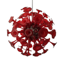 Rode Geblazen Glazen Hanglamp – Spherelumia