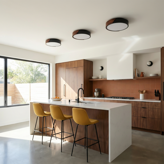 Plafondlamp Zwart Minimalistisch voor Woonkamer en Slaapkamer – Noirceur