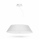 Minimalistische weiße Wohnzimmer-Deckenleuchte – Arvandia