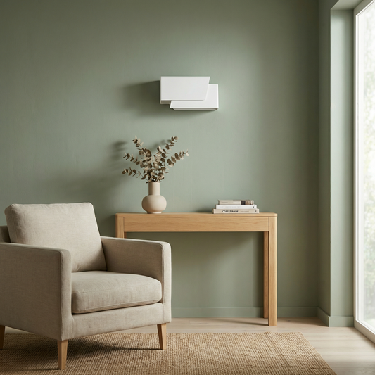 Minimalistische Witte Wandlamp – Elarion Model
