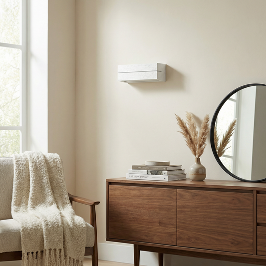 Moderne Witte Keramische Wandlamp – modèle Orélya