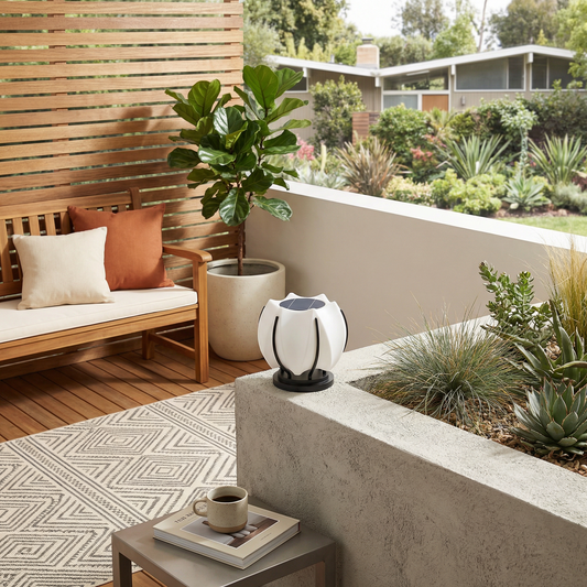 Lampe Solaire d'Extérieur en Acier Inoxydable – Solécatis