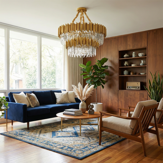 Suspension Décorative Cristalline pour Intérieur Prestige – Auro