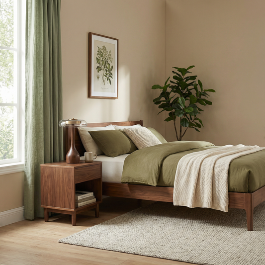 Lampe sur pied en verre rétro japonais – Zénorex