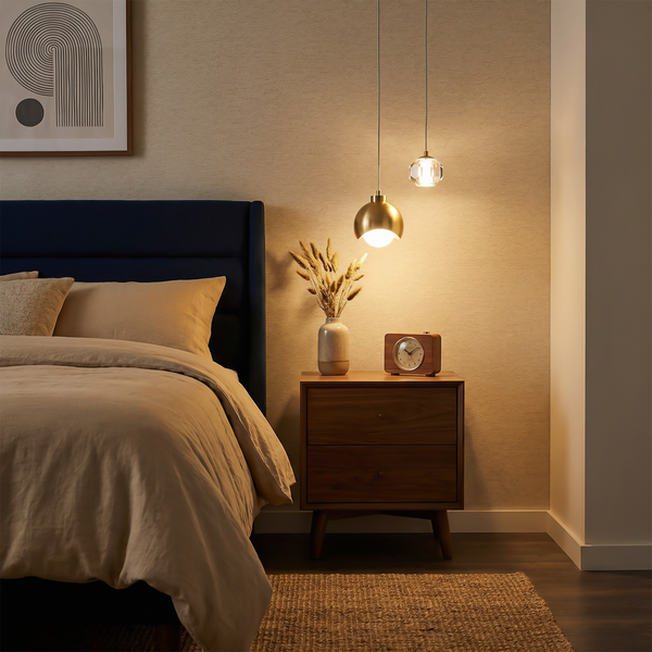 Suspension Ambiance Douce Clip Luminaire Doré Design Nordique – Élégance