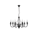 Glamouröser schwarzer Kerzenhalter für das Wohnzimmer – Modell Asterion