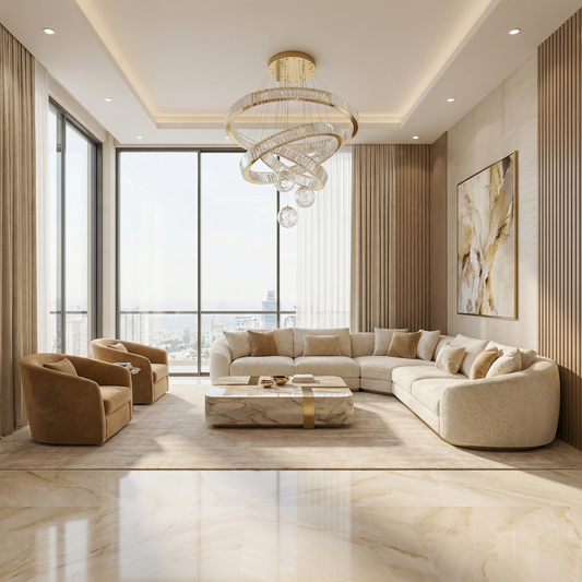 Lustre Cristarion vue ambiance | Luxarmonie