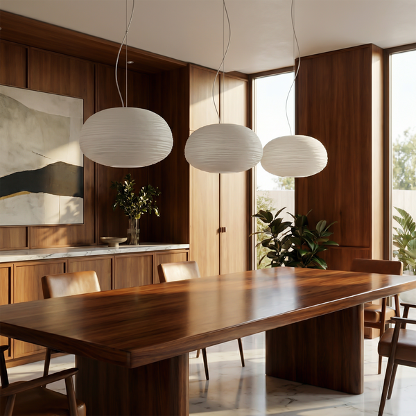 Suspension LED Intérieure Verre Opalin Atmosphère Apaisante – Cocon