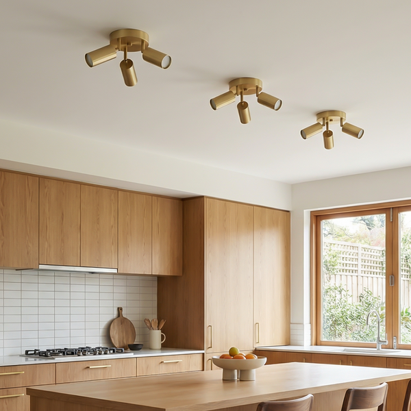 Brass Ceiling Light Ambiance View | Luxarmonie