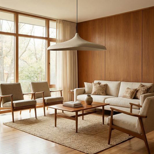 Suspension style Wabi-Sabi en micro-ciment pour restaurants – Zelinea