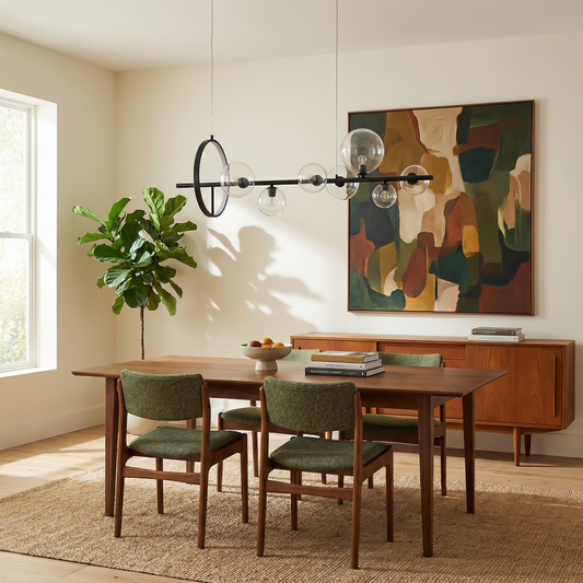 Ophanging verfijnd design gedimd licht G9 – Art Déco