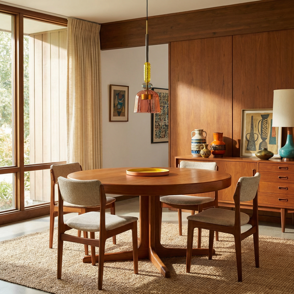 Suspension Géométrique Colorée Style Nordique – Yura