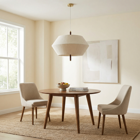 Hanglamp Neutrale Tinten Strak Design – Aura Zen