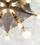 Moderne verstellbare Glasblasen-Pendelleuchte – Blase