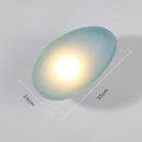 Modern Glass and Pebble Wall Light for Chic Ambiance – Glowena