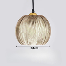 Elegante Botanische Hanglamp voor Moderne Interieurs – Feuillu