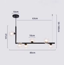 Moderne Hanglamp Meerdere Bollen Elegante Afwerkingen – Crisma