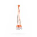 Minimalist orange 5-light pendant – AURELIOX