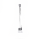 Minimalist grey 3-light pendant – Ardelio