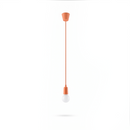 Minimalist orange pendant light for living room – Solenya