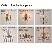 Lustre en bois blanc vintage pour salon – Elarisia
