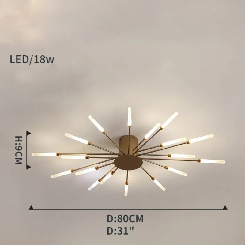 LED-Deckenleuchte Neutral Dynamische Atmosphäre – Sparkles