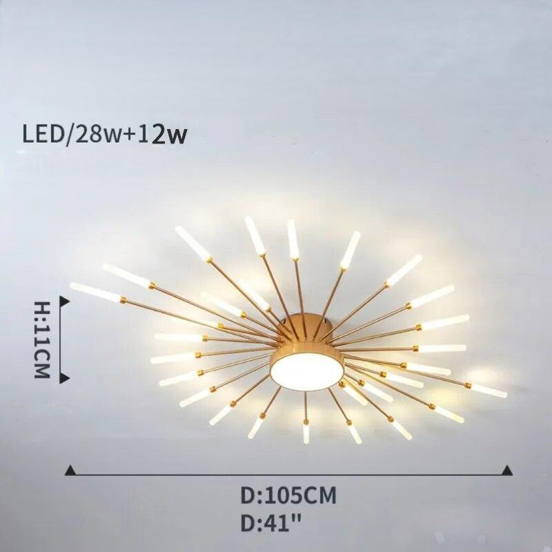 LED-Deckenleuchte Neutral Dynamische Atmosphäre – Sparkles