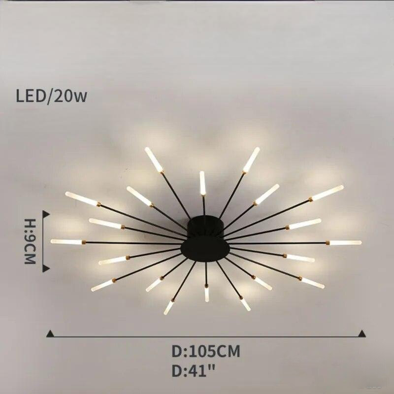 LED-Deckenleuchte Neutral Dynamische Atmosphäre – Sparkles
