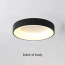 Round metal LED ceiling light for living room β Ciraluxi