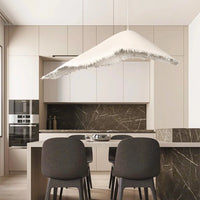 Suspension LED style nordique en fer blanc pour salon – Nordironia