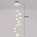 Modern alloy chandelier for living rooms and stairs – Orialys