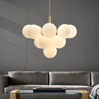Lustre moderne en verre pour salon – Arionelle