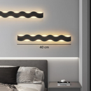 Modern iron exterior wall light – Ondulys