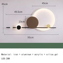 Art Deco Wall Lamp in Black Metal – Sélénéa