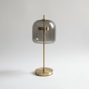 Nachttischlampe aus Glas in Globusform – Xiumis
